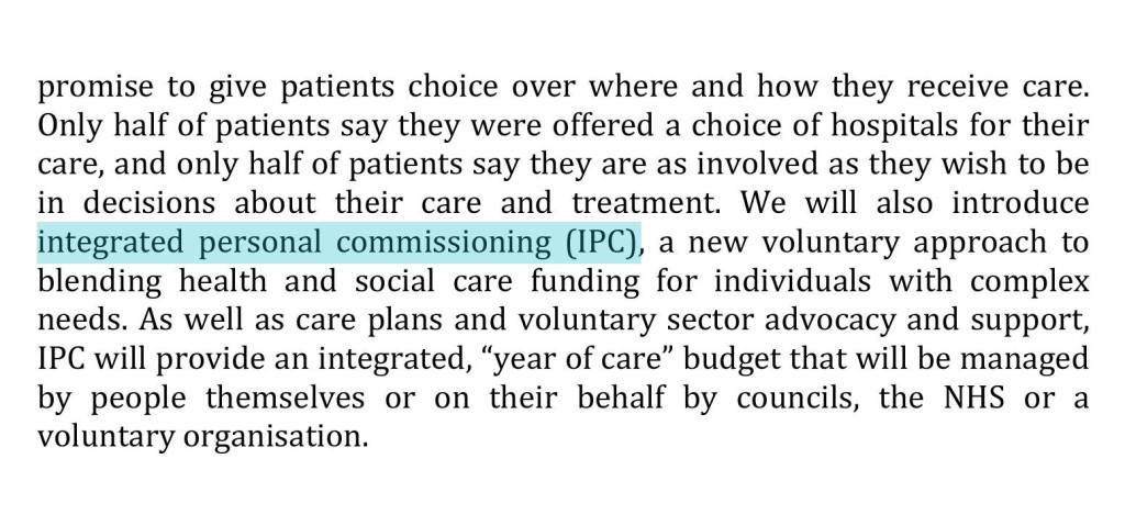 integrated care commissioning